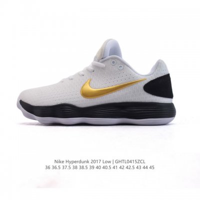 耐克 Nike Hyperdunk2017Low 低帮 实战篮球鞋 男女同款运动鞋。延续低调实用的外观设计，提供更为强劲的赛场表现。初看 Hyperdunk 2