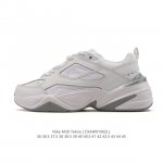 真标 耐克 Nike M2K Tekno 男女子运动鞋厚底老爹鞋经典复古休闲慢跑鞋。从 Monarch 系列汲取灵感，以太空时代细节演绎未来风范。分层鞋面借鉴自