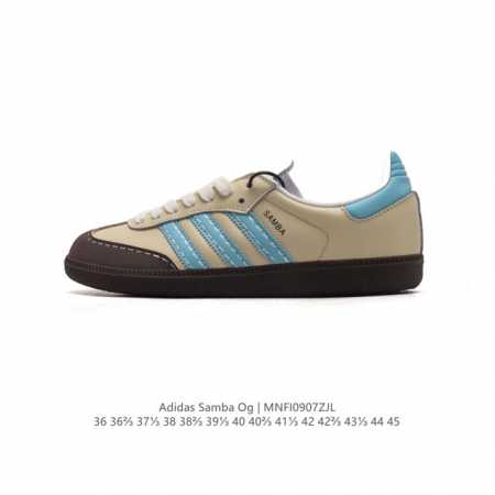 公司级 阿迪达斯 德训鞋 Adidas Originals Samba Og Shoes 经典运动鞋小白鞋 T头鞋 男女鞋 彰显休闲摩登风情的时尚经典鞋。它诞生 - 点击图像关闭