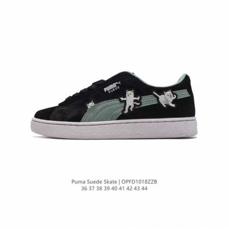 PUMA彪马SUEDE XL SKATE男女鞋复古休闲鞋运动厚底增高板鞋1整双鞋整体是亮色鞋身和大号LOGO以及白色鞋底。鞋身材质是绒面的看起来质感不错。烫金的 - 点击图像关闭