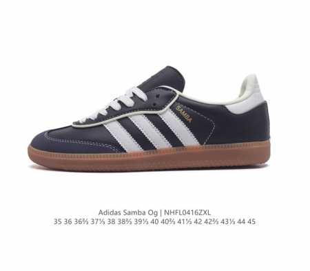 阿迪达斯 德训鞋 Adidas Originals Samba Og Shoes 经典运动鞋小白鞋 T头鞋 男女鞋 彰显休闲摩登风情的时尚经典鞋。它诞生于50年 - 点击图像关闭