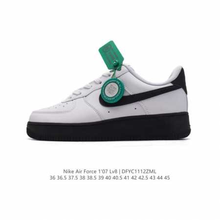 公司级 附赠送logo清洁刷 Af1耐克 Nike Air Force 1 ‘07 Low 空军一号 厚底增高百搭休闲运动板鞋 原楦头原纸板 打造纯正空军版型， - 点击图像关闭