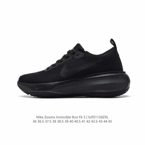 耐克 Nike Zoomx Invincible Run Fk 3 机能风格运动鞋 厚底增高老爹鞋。最新一代的invincible 第三代来了！首先鞋面采用的是