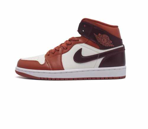头层皮 耐克 Nike Air Jordan 1 Mid 男女子篮球鞋时尚轻盈板鞋aj1乔1运动鞋 乔丹一代 高帮复古休闲篮球鞋 Air Jordan 1 Mi
