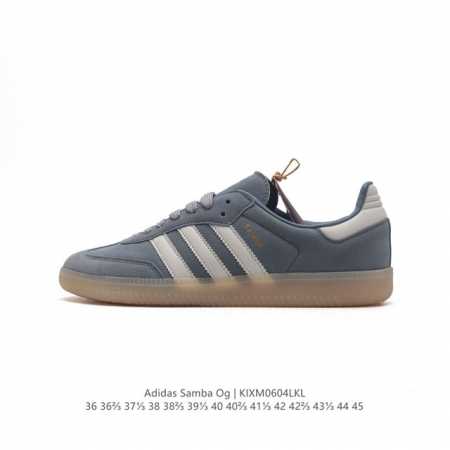阿迪达斯 德训鞋 Adidas Originals Samba Og Shoes 经典运动鞋小白鞋 T头鞋 男女板鞋 彰显休闲摩登风情的时尚经典鞋。它诞生于50 - 点击图像关闭