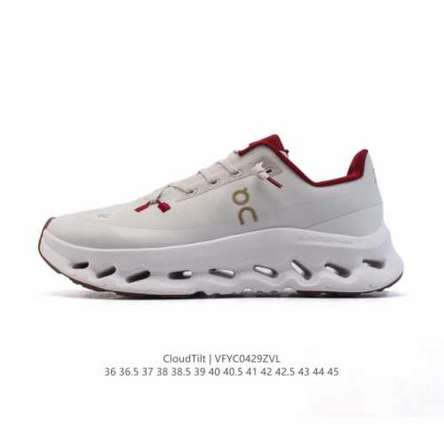 昂跑 On 训练鞋Cloudtitl 2025新品 蛇年限定 新年鞋子 男女同款防水缓震徒步鞋 厚底增高运动老爹鞋。缓震性能提升：Cloudtilt 采用了先进