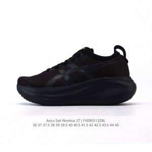 公司级 Asics亚瑟士升级Gel-Nimbus 27男女款跑鞋透气缓震回弹跑鞋N27跑步鞋该鞋款专为提高跑者舒适度和运动表现而设计，搭载了新型鞋面材料和更强的