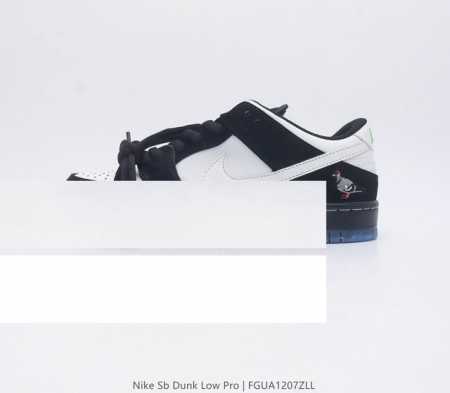 耐克 Nike Sb Dunk Low Pro 男 女滑板鞋 经典复古运动鞋 采用低帮设计，塑就经典 Dunk 风格。鞋垫后跟搭载 Zoom Air 气垫，加衬 - 点击图像关闭