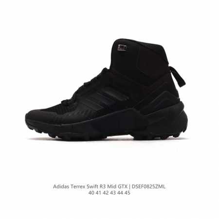 公司级 阿迪达斯adidas Terrex Swift R3 Gtx 男子 高帮复古休闲户外运动鞋 旅游鞋 徒步鞋 ，高品质涉水 溯溪时尚潮流休闲运动鞋。 货号 - 点击图像关闭