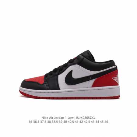 耐克 乔丹air Jordan 1 Low Aj1 乔1 乔丹1代aj1 低帮复古文化休闲运动篮球鞋。从 5 年面世的元年款汲取设计灵感，采用简洁大方的经典外观 - 点击图像关闭
