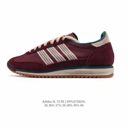 公司级 阿迪达斯Adidas Sl 72 Shoes 经典复古薄底运动鞋 T头鞋 三叶草复古休闲跑步鞋休闲运动鞋 这款经典运动鞋携复古型格，来访你的活力日常 采 - 点击图像关闭