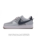 耐克 空军一号 AF1 低帮休闲板鞋 Ambush x Nk Air Force 1'07 Low SP 空军一号联名标志性的Swoosh延伸至鞋跟之外，鞋舌和