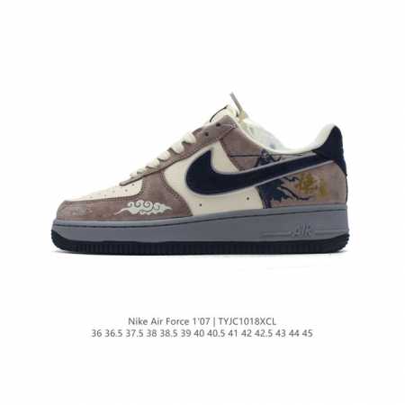 公司级 新款 AF1耐克 Nike Air Force 1 ‘07 Low 空军一号 黑神话悟空 限量版 气垫厚底增高百搭运动板鞋 原楦头原纸板 小白鞋 打造纯 - 点击图像关闭