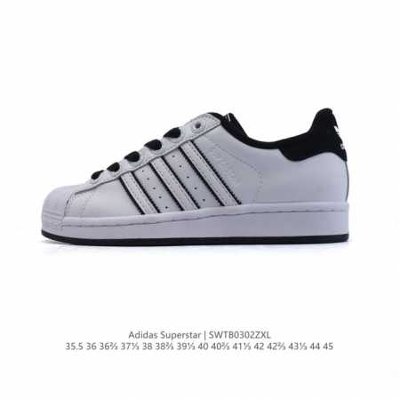 160 阿迪达斯 Adidas Superstar 三叶草经典贝壳头系列 迪奥联名 新款休闲板鞋潮流男女士运动鞋 。鞋面柔软皮革材质 标志性的贝壳鞋头，锯齿三条 - 点击图像关闭