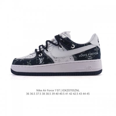 公司级 Af1耐克 Nike Air Force 1 ‘07 Low 空军一号 小白鞋 解构绑带 双鞋带 厚底增高百搭运动板鞋 原楦头原纸板 打造纯正空军版型，