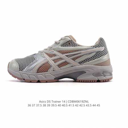 新品公司级 Asics亚瑟士男女通用复古运动休闲运动鞋 老爹鞋 Gel-Ds Trainer 14 时尚运动：Temptation Vacation X Asi - 点击图像关闭