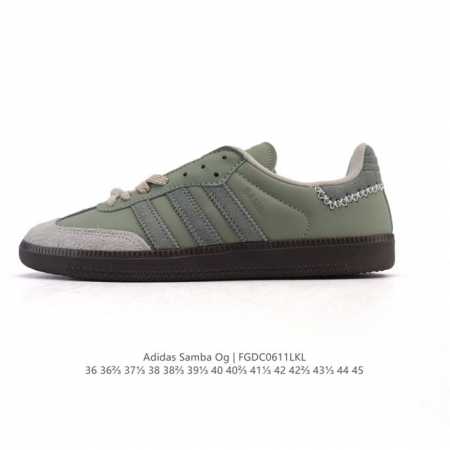 阿迪达斯 德训鞋 Adidas Originals Samba Og Shoes 经典运动鞋小白鞋 T头鞋 男女鞋 彰显休闲摩登风情的时尚经典鞋。它诞生于50年 - 点击图像关闭