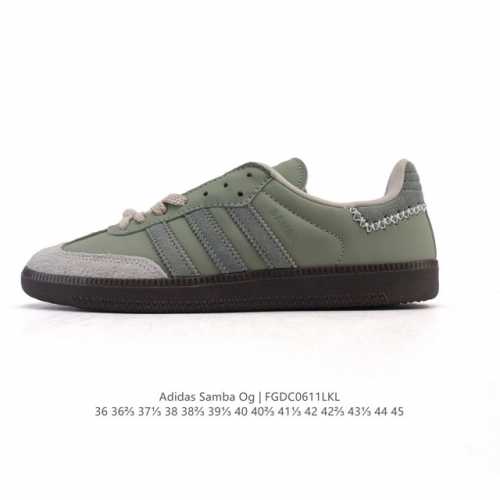 阿迪达斯 德训鞋 Adidas Originals Samba Og Shoes 经典运动鞋小白鞋 T头鞋 男女鞋 彰显休闲摩登风情的时尚经典鞋。它诞生于50年