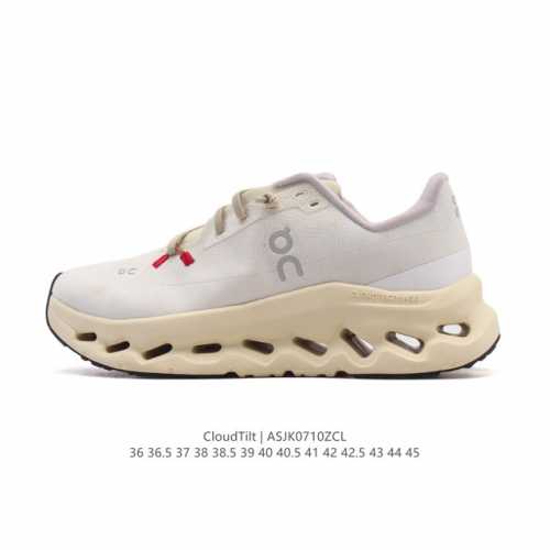 真标 昂跑 On 训练鞋Cloudtitl 2025新品 蛇年限定 新年鞋子 男女同款防水缓震徒步鞋 厚底增高运动老爹鞋。缓震性能提升：Cloudtilt 采用