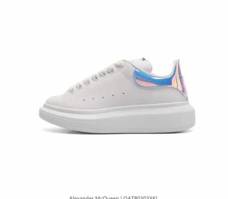 热销经典款 Alexandermcqueen 亚历山大 麦昆mcq 运动小白鞋厚底增高闪尾光滑牛皮平底鞋休闲鞋 时尚男女板鞋潮运动鞋 火爆到大街小巷无人不知 无 - 点击图像关闭