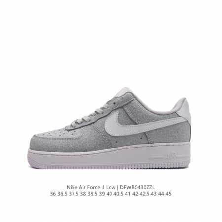 耐克 Nike Air Force 1 '07 Low 空军一号含气垫 低帮百搭厚底增高休闲运动板鞋。柔软、弹性十足的缓震性能和出色的中底设计，横跨复古与现代的 - 点击图像关闭