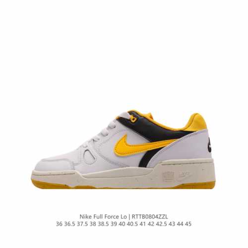 耐克 Nike 全新鞋型 来了！Nike Full Force Low 时尚复古运动板鞋，复古气质爆棚！近年来复古风的兴起，众多品牌纷纷推出自己的全新鞋款，势必