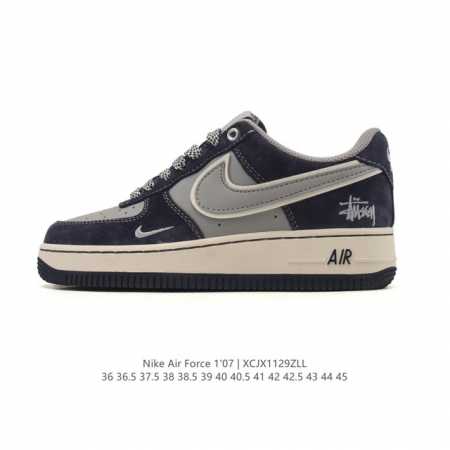 特价 耐克 Nike Air Force 1 '07 Low 空军一号含气垫 小白鞋 低帮百搭厚底增高休闲运动板鞋。柔软、弹性十足的缓震性能和出色的中底设计，横 - 点击图像关闭