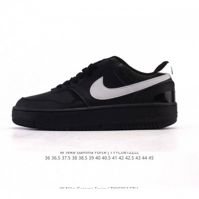 耐克 Nike Gamma Force 防滑减震耐磨低帮复古运动鞋休闲板鞋，Nike Gamma Force 运动鞋采用分层设计，混搭天然皮革和合成材质，焕新经