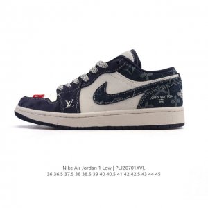 公司级 耐克 乔丹Air Jordan 1 Low Aj1 乔1 乔丹1代Aj1 低帮复古文化休闲运动篮球鞋，从1985 年面世的元年款汲取设计灵感，采用简洁大