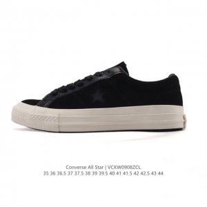 Converse All Star 低帮男士运动鞋 一星匡威全明星复古 休闲百搭板鞋 户外经典透气皮革拼接帆布面慢跑鞋。这个系列是匡威最古老的系列了。是匡威品牌