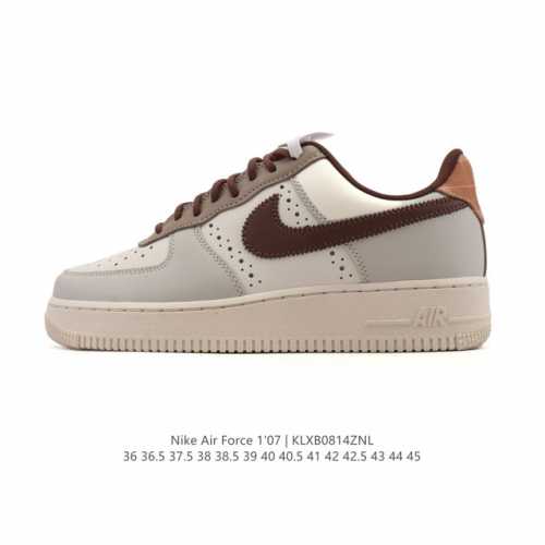 公司级 新款 Af1耐克 Nike Air Force 1 ‘07 Low 空军一号 气垫厚底增高百搭运动板鞋 原楦头原纸板 小白鞋 打造纯正空军版型，专注外贸