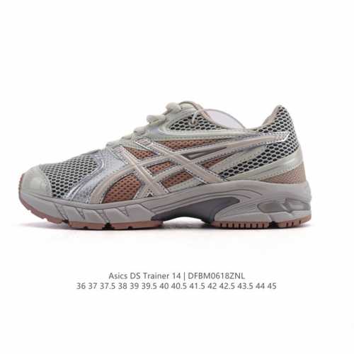 新品公司级 Asics亚瑟士男女通用复古运动休闲运动鞋 老爹鞋 Gel-Ds Trainer 14 时尚运动：Temptation Vacation X Asi