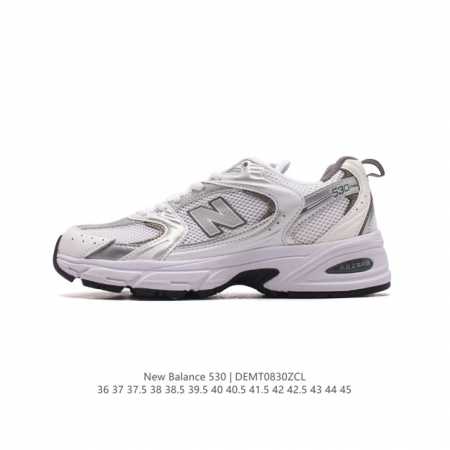 真标 新百伦 Nb530 New Balance 530 复跑古鞋nb530这鞋双确实是nb家经复典古款式之一，以全科新技诠释，成打功造530鞋款。鞋面保在持5 - 点击图像关闭