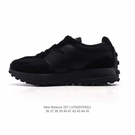 真标 Nb 新百伦 New Balance 327系列复古休闲运动慢跑鞋时尚男女运动鞋 以更纯粹的复古风格设计打造的全新造型 侧身还以解构设计，将 N 字标志以 - 点击图像关闭