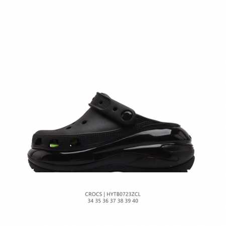 Crocs 沙滩洞洞鞋 男女休闲厚底增高凉拖鞋 卡骆驰杨幂同款 厚底增高凸显大长腿沙滩鞋 选择尺码时 建议选大一码 脚感更舒适 这款没有鞋盒 类型：女鞋 尺码： - 点击图像关闭