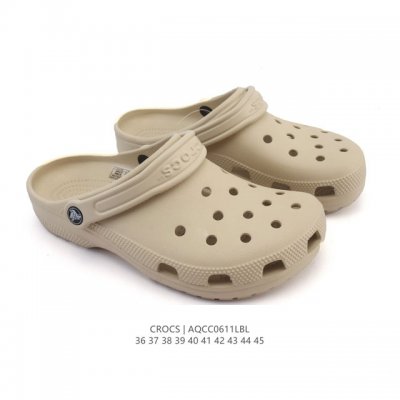 Crocs 沙滩洞洞鞋 男女士休闲厚底增高凉拖鞋 卡骆驰明星同款 厚底增高沙滩鞋 选择尺码时 建议选大一码 脚感更舒适 家居休闲一式两用拖鞋 白敬亭同款，坡跟设