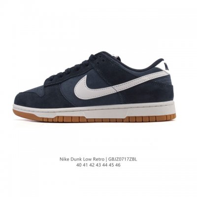 真标 耐克 Nike Sb Dunk Low Pro 男女同款运动鞋复古板鞋。采用柔软皮革鞋面，经久耐穿，塑就如元年款 Dunk 般的复古质感。鞋头透气孔，搭配