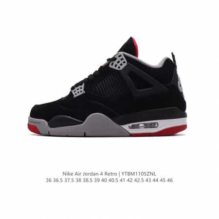 公司级 耐克 新款 Nike Air Jordan 4 Retro OG 中帮 迈克尔 乔丹AJ4代乔4 复古休闲运动文化篮球鞋。秉承轻量化的速度型篮球鞋设计思 - 点击图像关闭