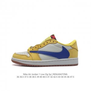 耐克 Nike Air Jordan 1 Low Og Sp Military Blue Aj1乔1 倒勾 低帮篮球鞋 Aj1 乔丹1代 Aj1 乔1 反向脚趾