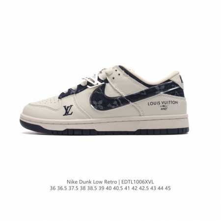 公司级 耐克 Nike Sb Dunk Low Pro 男女同款运动鞋复古板鞋，路易威登联名 尽情迈步，彰显个性风采。采用柔软皮革鞋面，经久耐穿，塑就如元年款 - 点击图像关闭