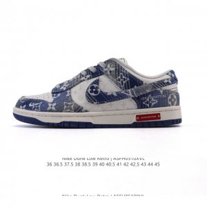 公司级 耐克 Nike Dunk Low Retro 运动鞋复古板鞋 路易威登联名，作为 80 年代经典篮球鞋款，起初专为硬木球场打造，后来成为席卷街头的时尚标