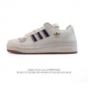 Adidas 阿迪达斯 三叶草 Forum Low 女运动鞋 摩登演绎篮球风的经典鞋。英文的“Forum”，是进行表达的场所，在这里，可以释放自己的热情，阐述自