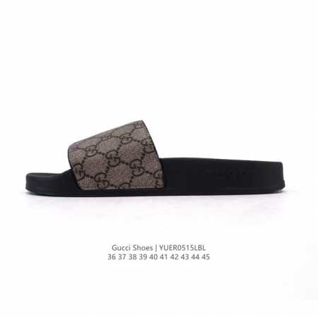 gucci 古奇 官网主推款休闲运动拖鞋 沙滩鞋 家居鞋 3D印花字一拖鞋 历年经爆典款 一脚蹬凉拖鞋 正品原版开模 高端复刻 Gucci 24Ss 夏季时潮尚 - 点击图像关闭