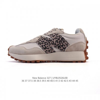 真标 Nb 新百伦 New Balance 327系列复古休闲运动慢跑鞋时尚男女运动鞋 以更纯粹的复古风格设计打造的全新造型 侧身还以解构设计 将 N 字标志以