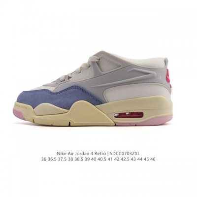 耐克 Nike Air Jordan 4 Retro Og迈克尔 乔丹Aj4代乔4 低帮复古休闲运动文化篮球鞋。秉承轻量化的速度型篮球鞋设计思想完成设计，降低重