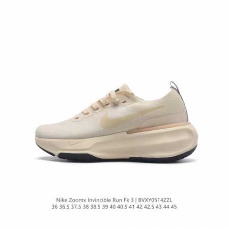 耐克 Nike Zoomx Invincible Run Fk 3 机能风格运动鞋 厚底增高老爹鞋，最新一代的invincible 第三代来了！首先鞋面采用的是 - 点击图像关闭