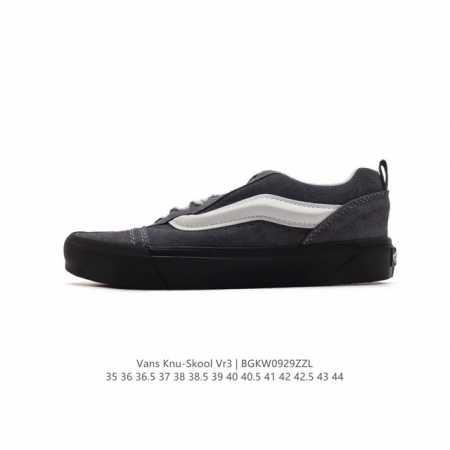万斯 Vans Knu-Skool Vr3 Lx 面包鞋。坎普尔 茱利安系列低帮复古硫化休闲运动板鞋“肥胖版大logo”要说整个年最为热门的鞋型之一， 面包鞋 - 点击图像关闭