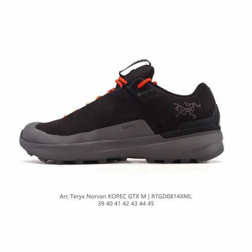 公司级 始祖鸟 Arc’Teryx 男鞋新款登山鞋 Kopec Gtx 覆盖防水轻量缓震耐磨男子徒步鞋男士时尚经典轻便舒适防水登山鞋舒适百搭 低帮 徒步鞋 男款