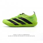 新品 阿迪达斯 Adidas Adidas Adizero Adios 9 舒适百搭防滑耐磨 低帮跑步鞋 男女同款 超轻稳定透气缓震 男女子马拉松运动跑步鞋 I