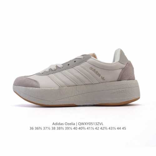 公司级 真爆 阿迪达斯 Adidas City Rnr经典Boost运动鞋男女舒适百搭防滑耐磨 低帮厚底增高运动 休闲跑步鞋 爆米花 阿迪达斯官方三叶草阿迪 L